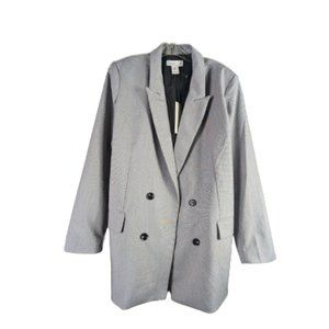 Rachel Zoe Women's Open front Pin Check Jacket/Blazer Size XL/TG